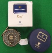 A Hardy "Golden Prince" #7/8 trout fly reel, in maker's pouch and box CONDITION REPORTS Appears to