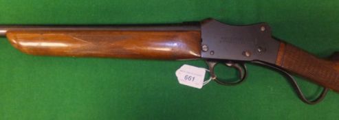 A W W Greener "Greener's GP Gun" of Birmingham 12 bore shotgun, single barrel, Martini Henry action,