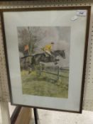AFTER GILBERT HOLIDAY "The Grand National - The Chair", signed artist's proof, together with AFTER