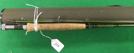 An Orvis "Clearwater" 8 ft 6" four piece trout fly rod,