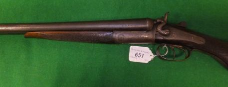 A BB Jenvey of Grantham 28 bore (28 chamber bored to 30) shotgun, double barrel, side by side,