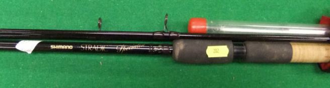 A Shimano "Stradic" Specialist 12 ft three piece combination fishing rod,