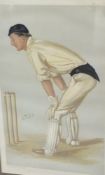 Eight Vanity Fair colour prints - "Oxford Cricket", "W.