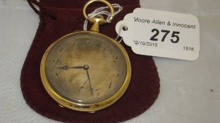 An 18 carat gold cased pocket watch,