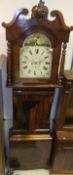 A 19th Century mahogany cased Manchester type longcase clock of large proportions,