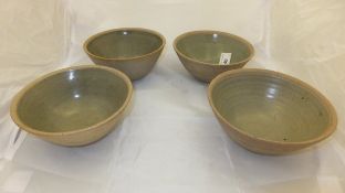 A set of four  1960's Bernard Leach St.