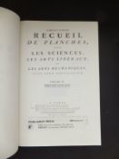 Five Volumes "Encyclopédie ou Dictionnaire Raisonné des Sciences,