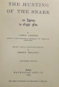 LEWIS CARROLL "The Hunting of the Snark" published by MacMillan and Co, London,