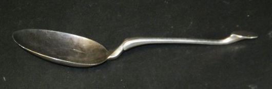 A late 17th Century People's State of Rome silver spoon,
