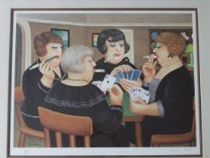 AFTER BERYL COOK (1923-2008) "Bridge Party", colour print, limited edition No'd 223/650, numbered
