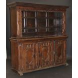 An 18th Century Flemish oak dresser,