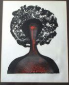 AFTER TADEK BEUTLICH (1922-2011) "Silhouette", chromolithograph, artist's proof, signed,