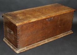 An 18th Century Bermudan cedarwood chest,