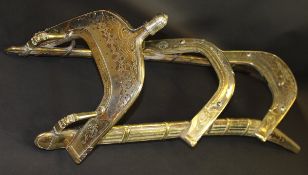 A circa 1800 brass,