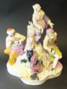 A 19th Century Berlin Porcelain figure group "The Spoils of War", 35.