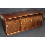 A 1960's Cado System rosewood veneered side cabinet,