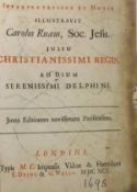 CAROLUS RUAEUS "P. Virgilii Maronis Opera", in Latin, printed T. Dring & G. Wells 1695, tooled