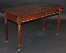 A Victorian mahogany centre table in the Gillows manner,