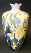 A Moorcroft vase decorated in the "Windrush" pattern by Beverley Wilkes,