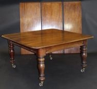 A William IV mahogany extending dining table,