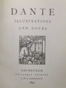 PHOEBE ANNA TRAQUAIR & JOHN SUTHERLAND BLACK "Dante" with illustrations by Phoebe Anna Traquair and