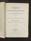 THE HON WILLIAM WARREN VERNON, MA "Readings on the Inferno of Dante", Volumes I & II,