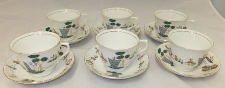 A collection of tea wares to include Royal Albert Crown China "As supplied to Queen Mary" tea set,