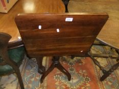 A 19th Century yew wood occasional table,