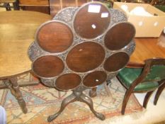 A circa 1900 mahogany supper table in the George III taste,