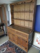 An oak dresser,