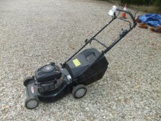 A Lawn-King petrol driven lawn mower with SV40 150cc engine