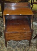 A 19th Century mahogany night table / commode