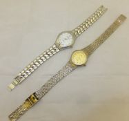 A Rolex style Oyster wristwatch, and a further ladies wristwatch CONDITION REPORTS Cannot