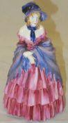 A Royal Doulton figurine "Victorian lady", HN728 CONDITION REPORTS Light general wear, crazing,