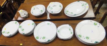 A collection of Falcon ware "Art Deco" dinner wares by J H W & Sons,