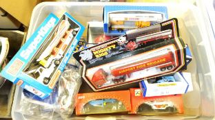 A large collection of toys to include painted metal Spitfire model, Matchbox BBC Radio Times Limited