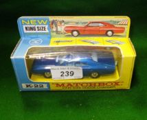 A Matchbox New King Size Dodge Charger K22 (boxed)