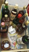 A mixed lot of Whiskies x 10, including Johnnie Walker Black Label, Johnnie Walker Red Label,