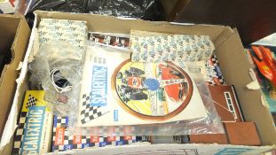 A box containing Scalextric Model No.