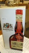 Martell Cordon Bleu Cognac, 24 fl. oz. (boxed), and Grand Marnier liqueur, 231/4 fl. oz.