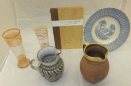 Two boxes of miscellaneous china, glass, etc, to include Chinese ginger jars,