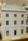 A modern doll's house as a three storey Georgian townhouse,