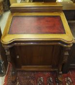 A 20th Century mahogany Davenport desk in the Victorian taste