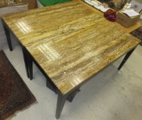 A pair of modern Chinese centre tables,