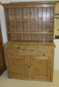 A pine dresser,