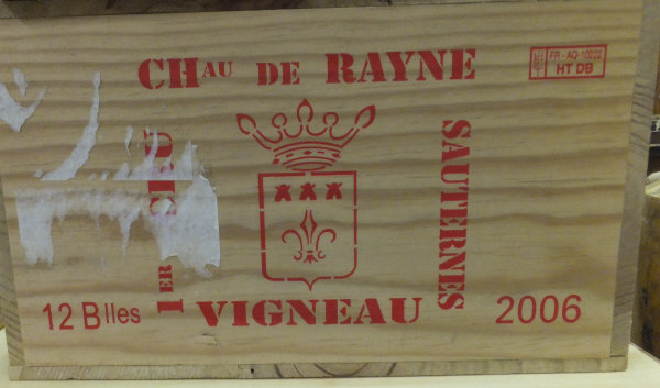 Chateau de Rayne Vigneau Sauternes, .