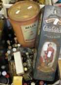 A mixed lot of various spirits including Glenfiddich Pure Malt Scotch Whisky Special Old Reserve,