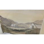 MARJORIE WADLEY "Boscastle", watercolour, indistinctly signed in pencil lower right,