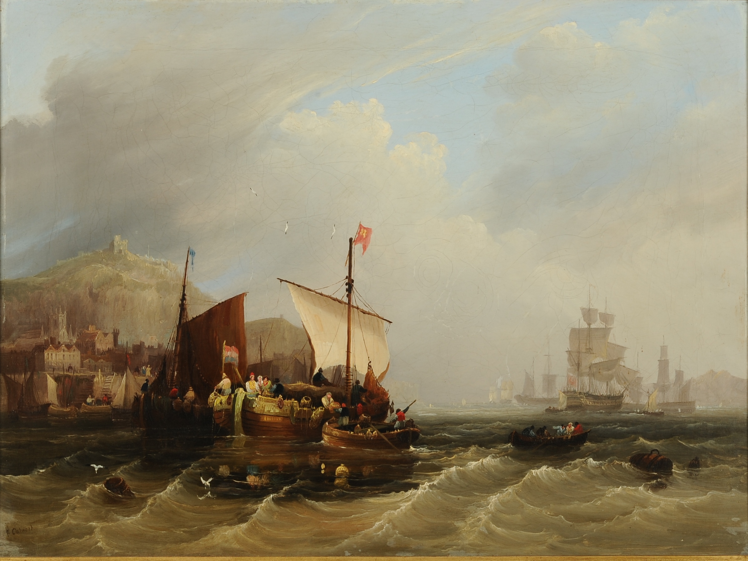 FREDERICK CALVERT (1785-1844), Boats unl