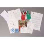 Two sets of Royal Maundy money including